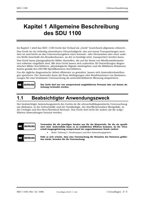 SDU-1100 - Sonowied GmbH