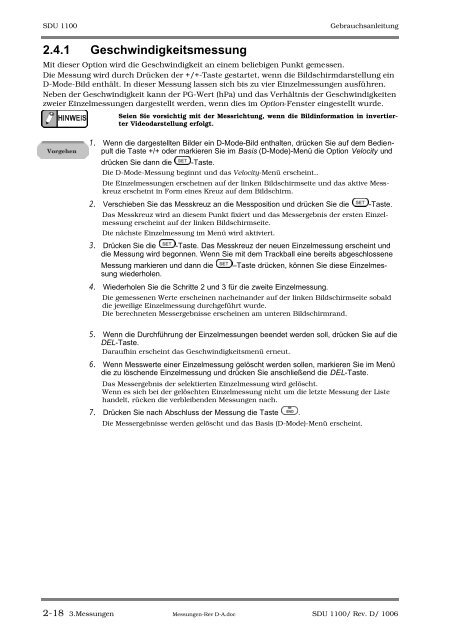 SDU-1100 - Sonowied GmbH