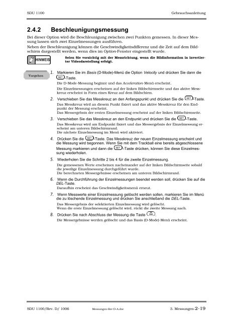 SDU-1100 - Sonowied GmbH