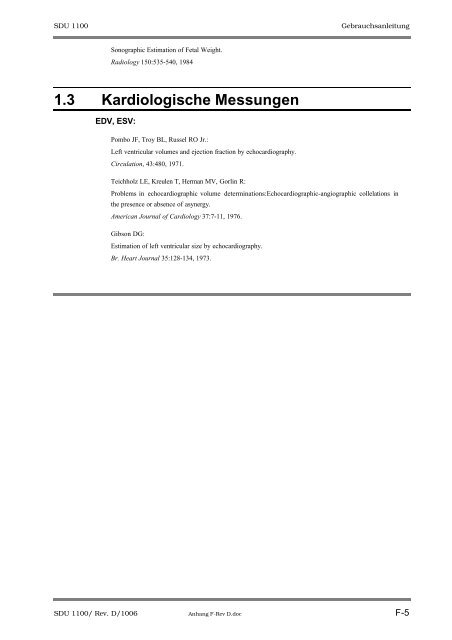 SDU-1100 - Sonowied GmbH