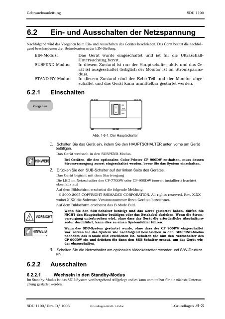 SDU-1100 - Sonowied GmbH