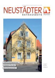 RATHAUSBOTE - der Stadt Neustadt an der Aisch