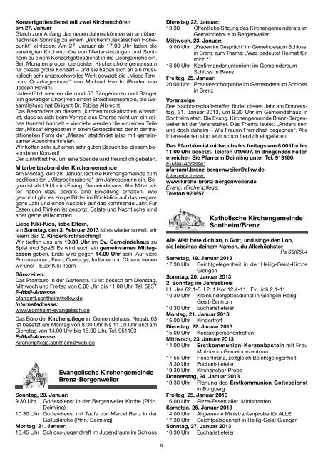 Nachrichtenblatt - Gemeinde Sontheim an der Brenz