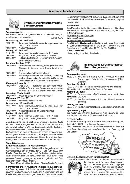 Nachrichtenblatt - Gemeinde Sontheim an der Brenz