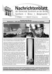 Nachrichtenblatt - Gemeinde Sontheim an der Brenz