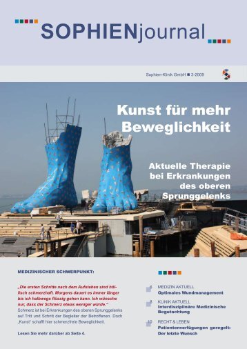 Ausgabe 3-2009 - Sophien-Kliniken Hannover