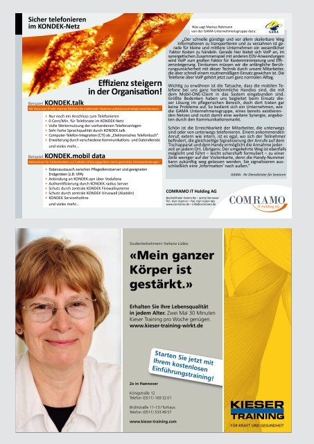 Ausgabe 3-2009 - Sophien-Kliniken Hannover