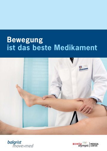 Bewegung ist das beste Medikament - Balgrist move>med