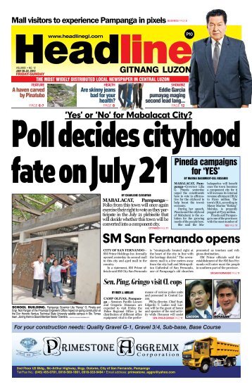 SM San Fernando opens - Headline Gitnang Luzon