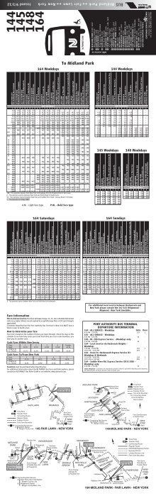 Nj Transit Bus 163 Route Map 144 145 148 164 - New Jersey Transit