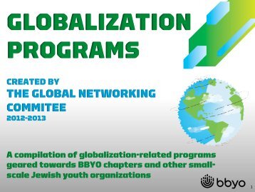 GNC Globalization Program Guide - BBYO