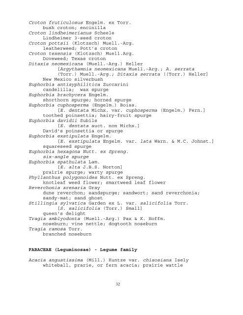 WSMR Floral Checklist - New Mexico State University