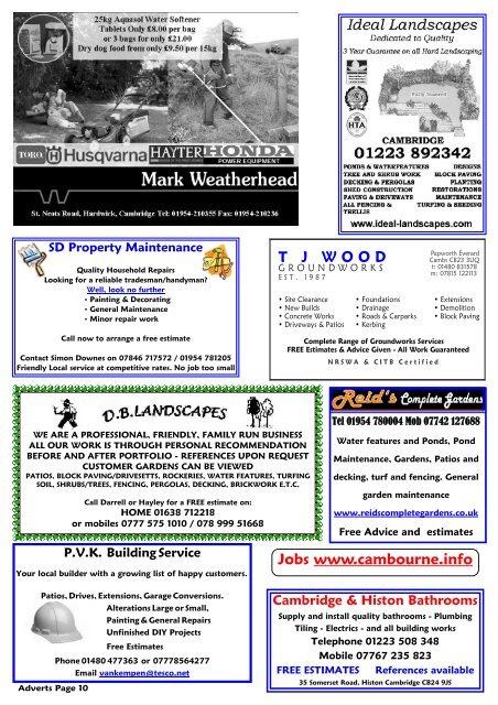 “Cricket Club's success” - Cambourne Information