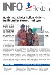 INFO - Gemeinde Herdern