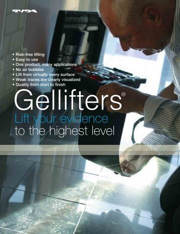 Brochure on the gellifters (5.5 MB PDF) - BVDA