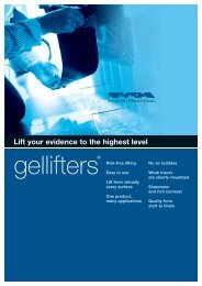 Brochure on the gellifters - BVDA