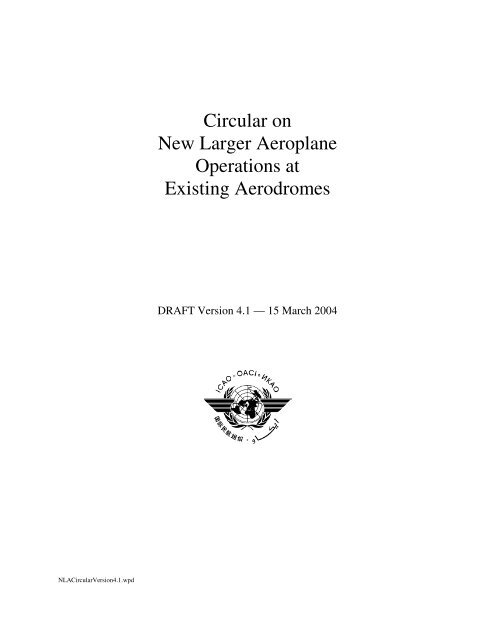 Draft ICAO Circular on NLA.pdf - Airports Council International