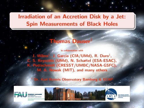 Spin Measurements of Black Holes Thomas Dauser