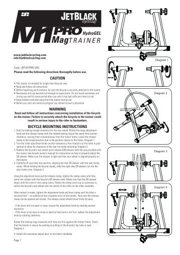 M1 Pro SRS Mag Trainer Instructions - JetBlack