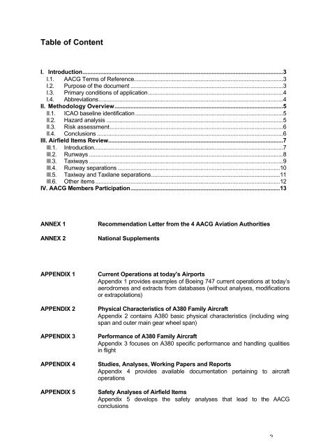 Common Agreement Document of the A380 Airport Compatibility ...