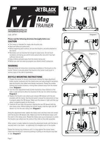 M1 Mag Trainer Instructions - JetBlack