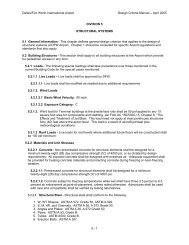 Structural Systems - Dallas/Fort Worth International Airport