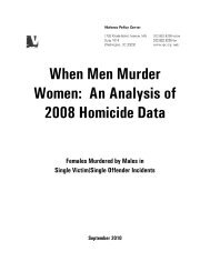 When Men Murder Women - Violence Policy Center