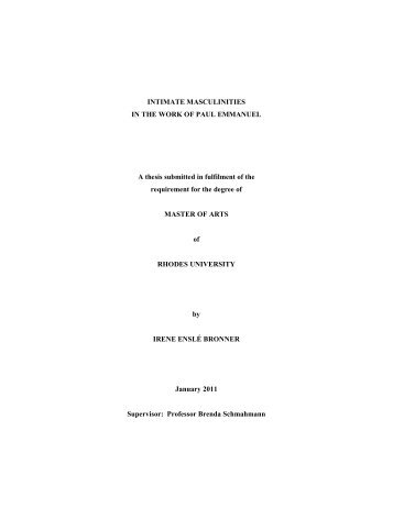 Master s Thesis Guidelines | Draper Program | New York