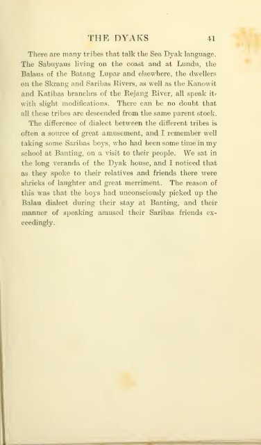 Seventeen years among the Sea Dyaks of Borneo; a ... - Sabrizain.org