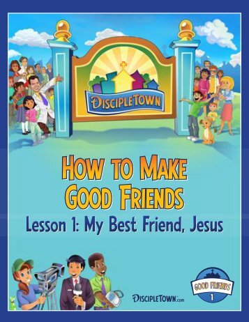 Lesson 1: My Best Friend, Jesus - Kidology