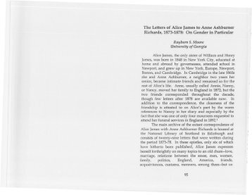 The Letters of Alice James to Anne Ashburner Richards,1873-1878 ...