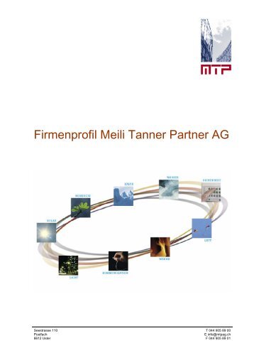 Firmenprofil Meili Tanner Partner AG - Meili Tanner Partner AG, Uster