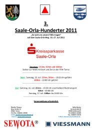 3. Saale-Orla-Hunderter 2011