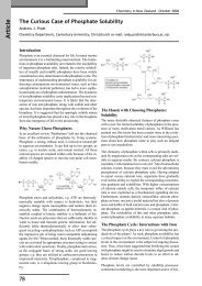 Andrew J. Pratt Article - New Zealand Institute of Chemistry