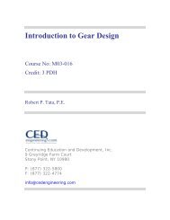 Introduction to Gear Design R - CED Engineering