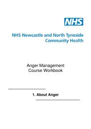Anger Management Course Workbook - Newcastle Psychological ...
