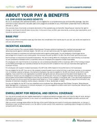 ABOUT YOUR PAY & BENEFITS - Weyerhaeuser