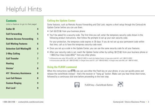 Choice Business Prime - CenturyLink