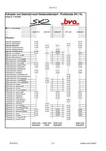 Detmold_Pivitsheide SVD30..08.2009 - Stadtverkehr Detmold GmbH