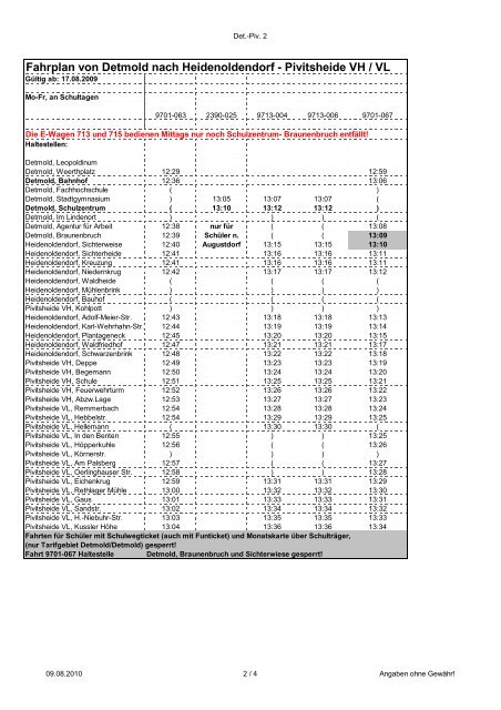 Detmold_Pivitsheide SVD30..08.2009 - Stadtverkehr Detmold GmbH