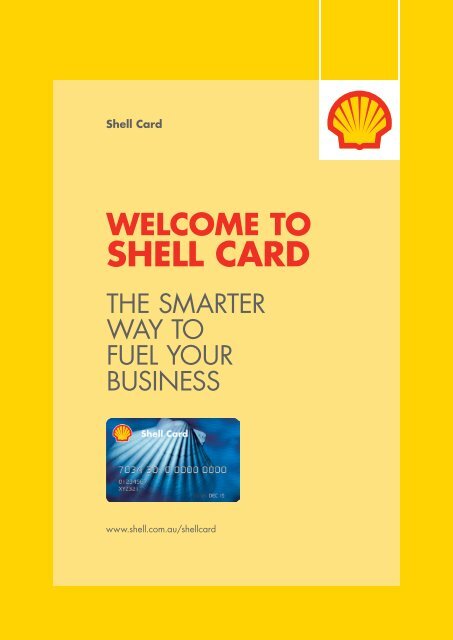 getting started with shell card