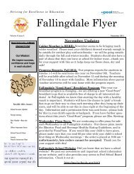 Fallingdale Flyer - November 2012 - Brookmede Public School