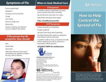 How to Help Control the Spread of Flu - US Department of Veterans ...