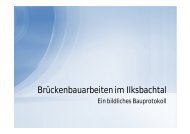 Brückenbauarbeiten im Ilksbachtal