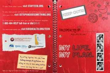 Teen Life Plan - Delaware Health and Social Services