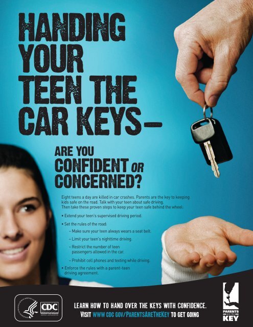 CDC Handing Your Teen the Car Keys Flyer