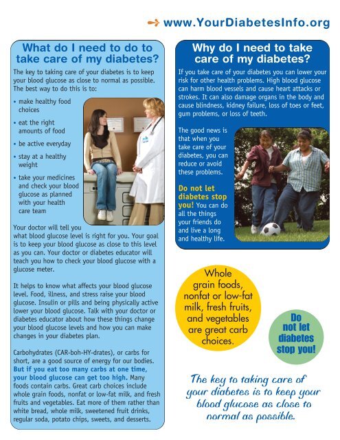 Teen Tips - What is Diabetes - National Diabetes Education ...
