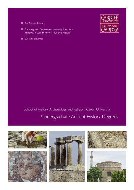 Undergraduate Ancient History Degrees - Cardiff University