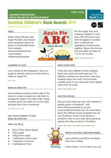 learning resources apple pie abc by alison murray - Scottish Book ...