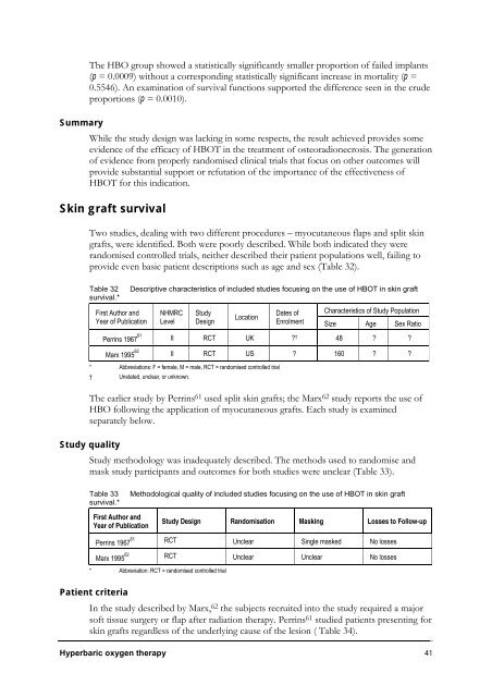 Hyperbaric Oxygen Therapy - Hyperbaric Chamber Information ...